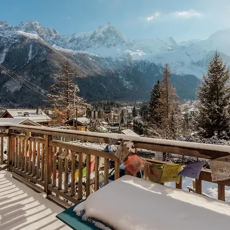 Le Refuge Des Pecles, Avec Vue Mont-blanc Шале Шамоні