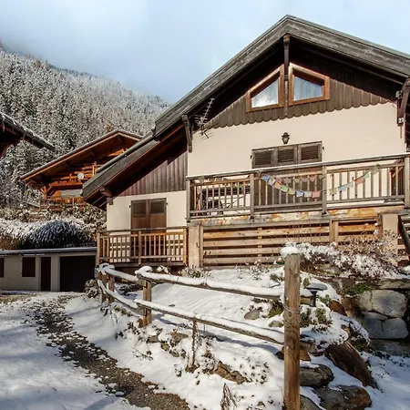 Le Refuge Des Pecles, Avec Vue Mont-blanc شاليه *