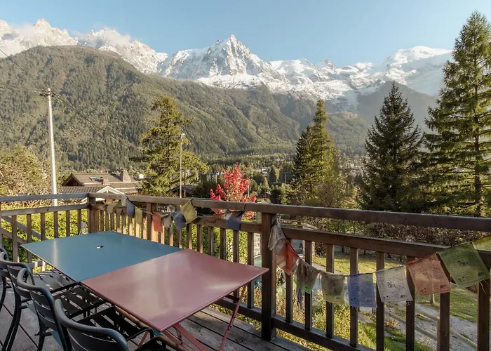 Шале Le Refuge Des Pecles, Avec Vue Mont-blanc Шамоні